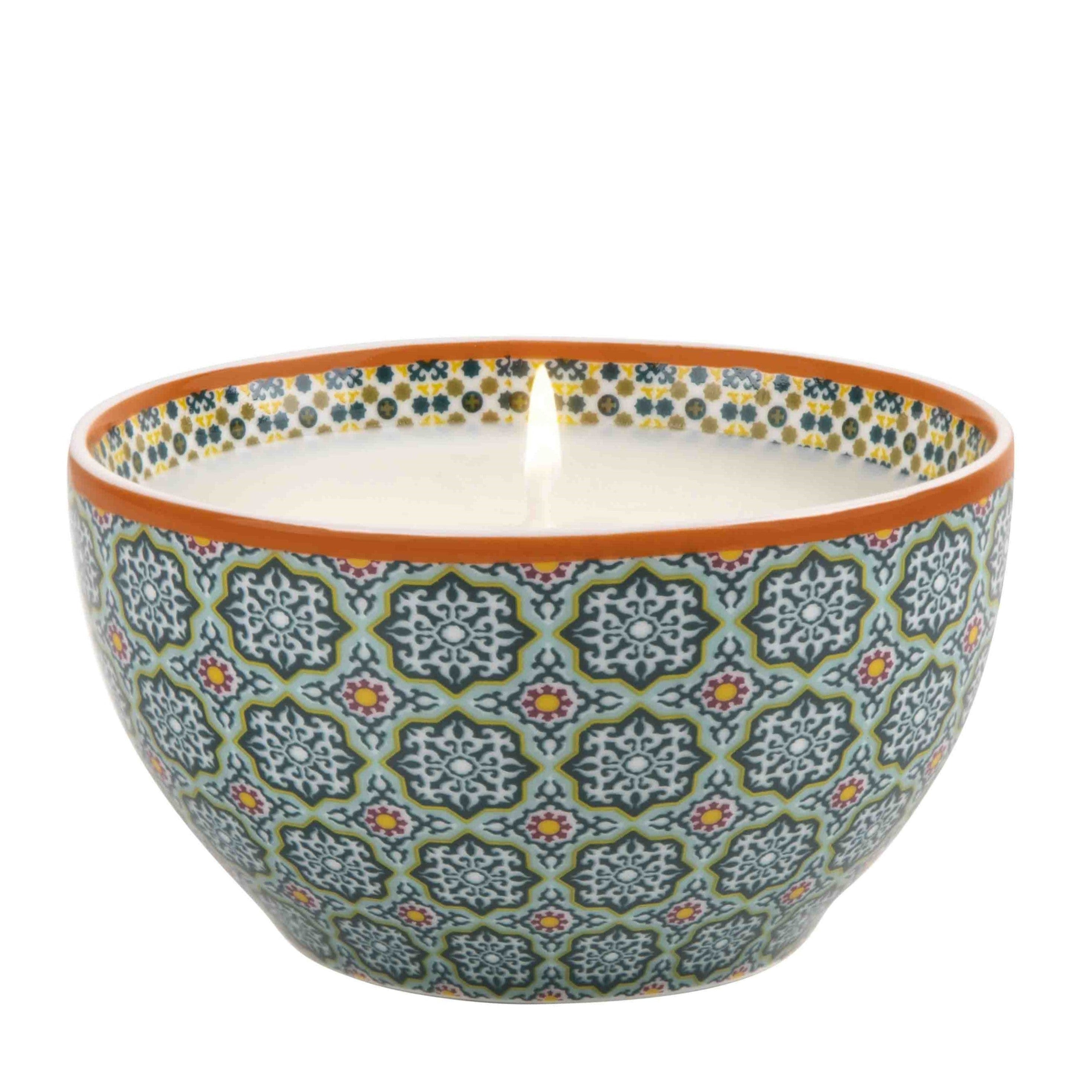 Images D'Orient USA candle Bowl vagabonde blue jasmine scent BOU-950411J