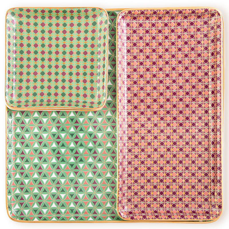 Images D'Orient USA Platter Opera combo of 4 POR-440054 2