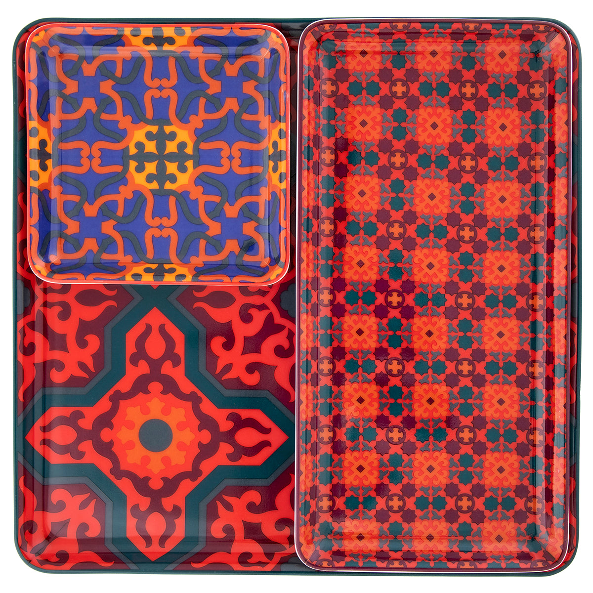Images D'Orient USA Platter vagabonde combo of 4 POR-440014 2