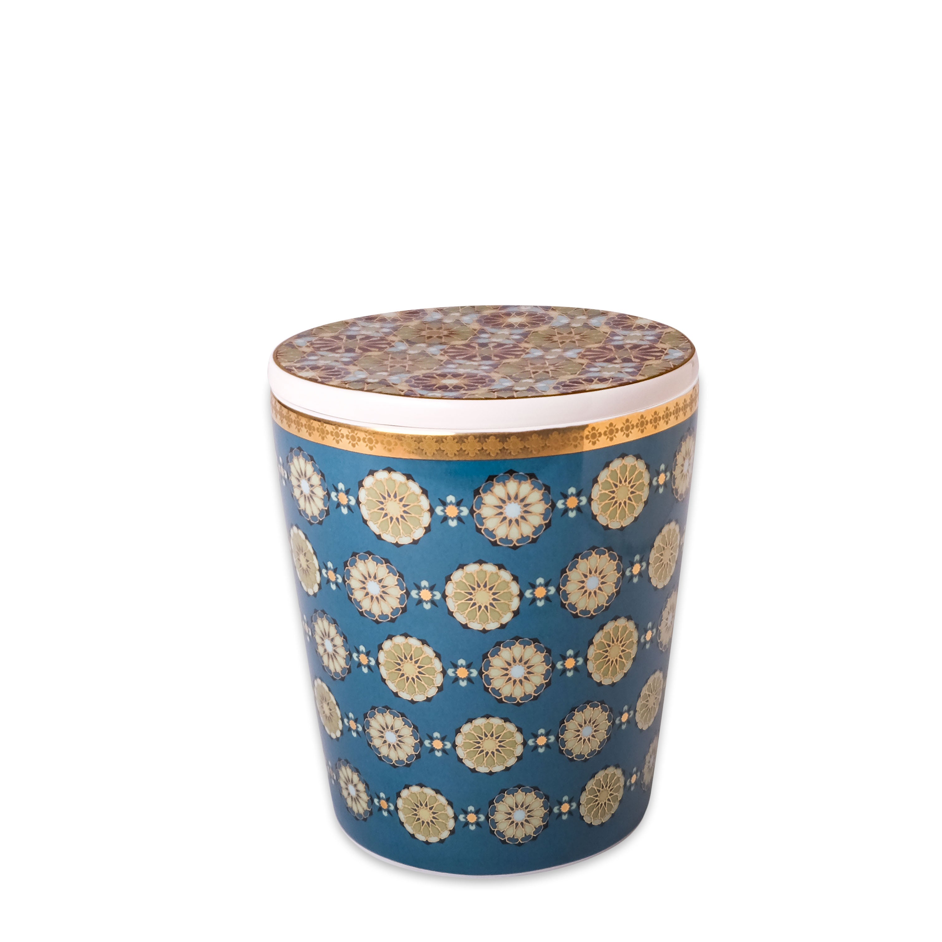 Images D'Orient USA Porcelain box with lid andalusia VAS-130011c