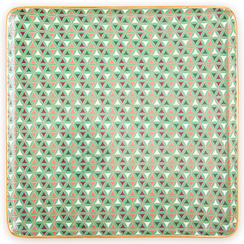 Images D'Orient USA square Platter large Opera 25 cm POR-125005