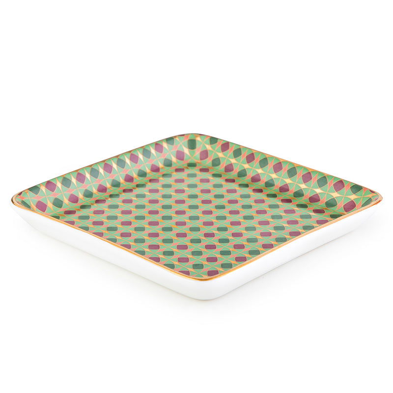 Images D'Orient USA square Platter small Opera 11.5 cm POR-115005 2