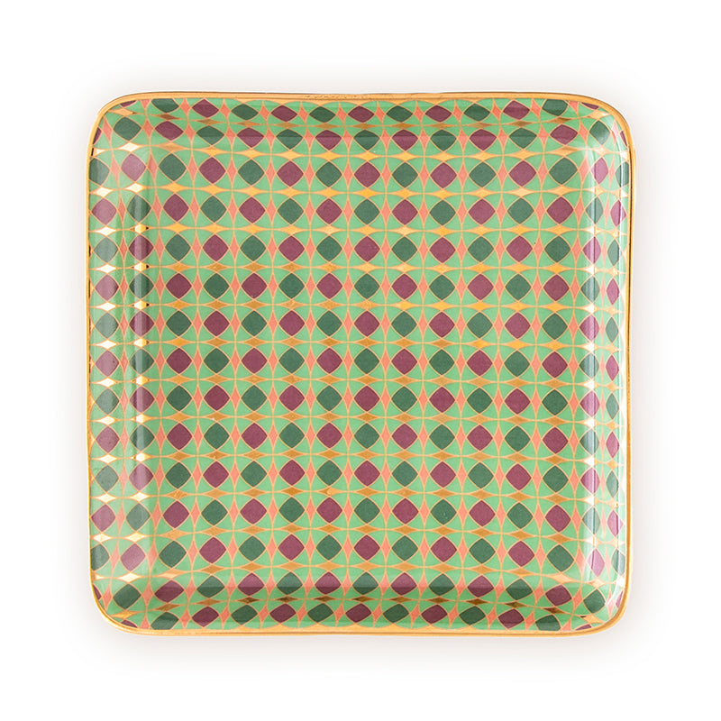 Images D'Orient USA square Platter small Opera 11.5 cm POR-115005