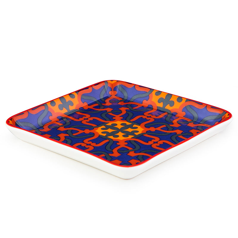 Images D'Orient USA square Platter small vagabonde 11.5 cm POR-115001 2